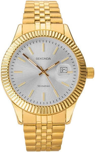 Sekonda 1973 Mens Gold Plated Dress bracelet watch