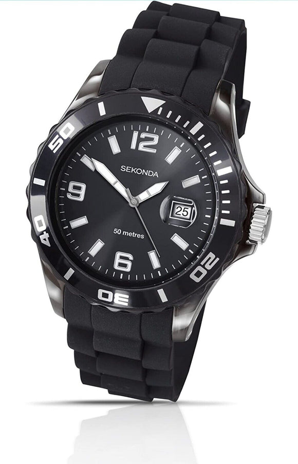 Sekonda 3361 Gents Silicon watch with Date