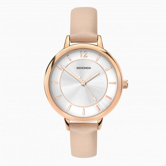 Sekonda 2137 Ladies Gold Plated strap watch