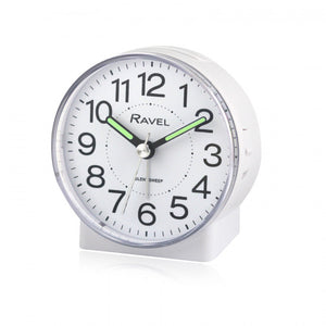 Ravel Quartz Round Mid Size Alarm Clock RC039