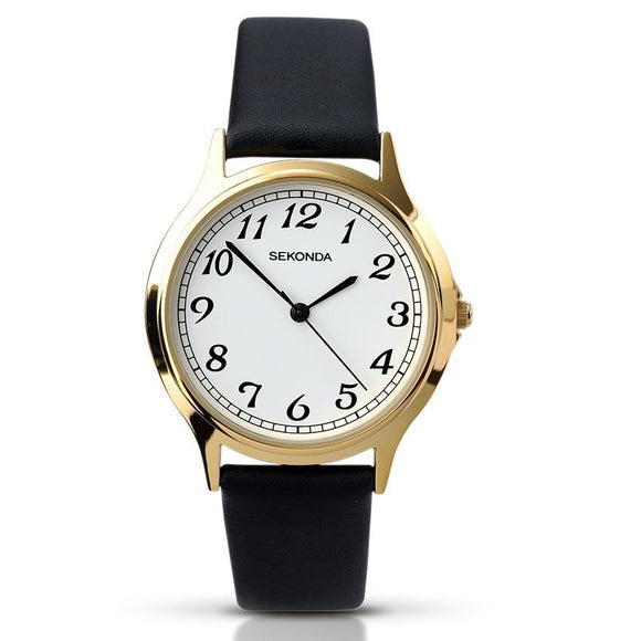 Sekonda 3134 Gents Leatherette Strap Watch