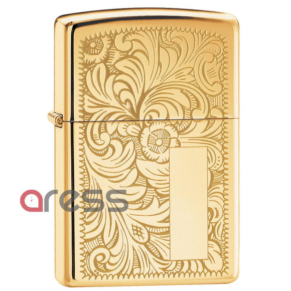 Zippo 352B HI Polish Brass Venetian