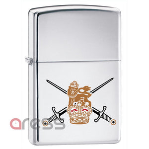 Zippo 250BA British Army High Polish Chrome