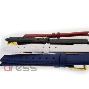 Assorted COLOUR CALF GRAIN watch straps (12 pieces ) (1005)