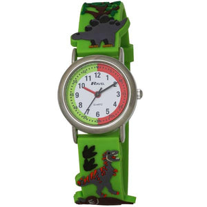 Ravel  R1513.59  Funtime Boys 3D Jungle Design Time Teacher Strap Watch