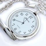 Ravel Hi Polish Chrome Pocket Watch