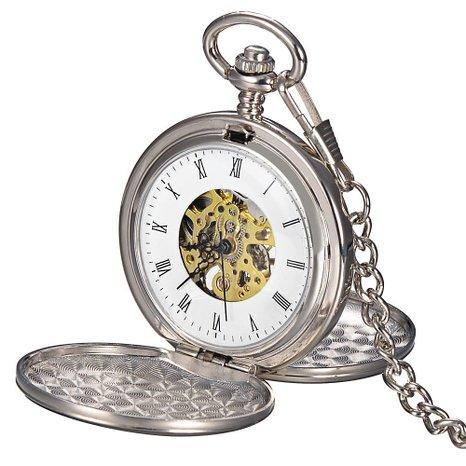 Dual Opening Pocket Watch