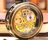 Steampunk Skeleton Mechanical Pocket watch