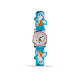 Accutime Kids Flying Rainbow Unicorn watch Light Blue